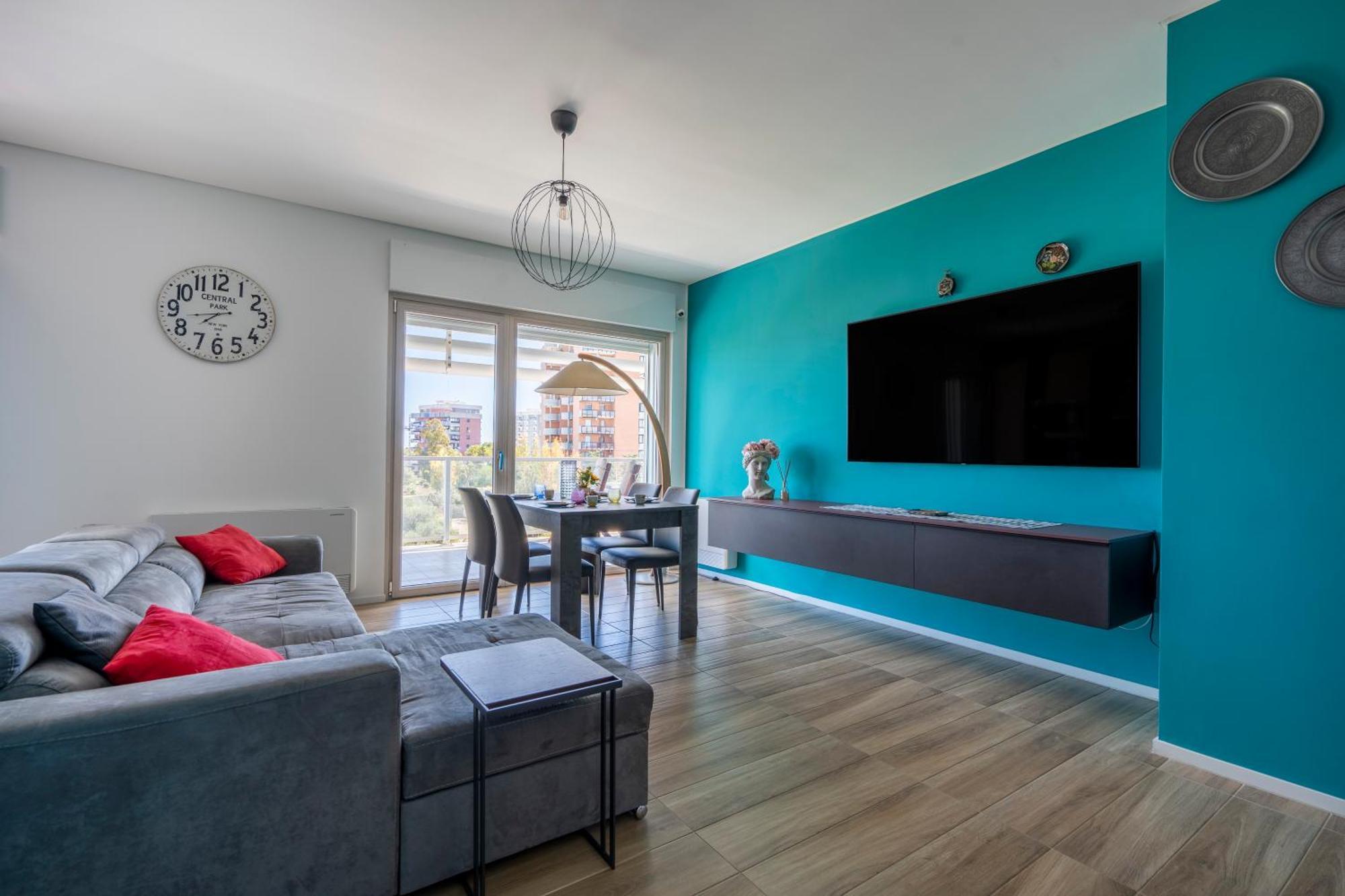 Kind Park - Sleek Apartment With Terrace & Parking Bari Luaran gambar